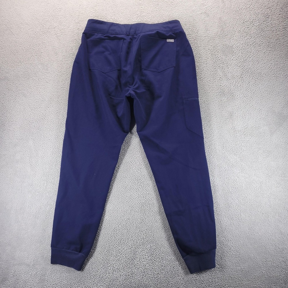 FIGS Scrub Pants Womens M Blue Technical Collection Jogger Stretch Tapered Leg - Picture 2 of 9